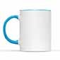 Light Blue Accent Mug