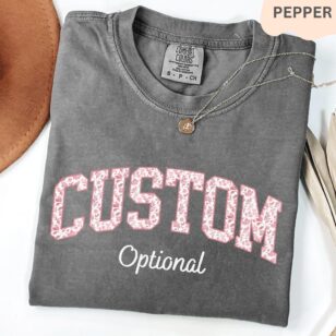 Custom Comfort Colors Shirt Custom T Shirt Custom Text Shirt Personalized Shirt Peper