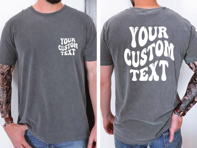Custom Comfort Colors Shirt Custom T Shirt Custom Text Shirt Personalized Shirt 2