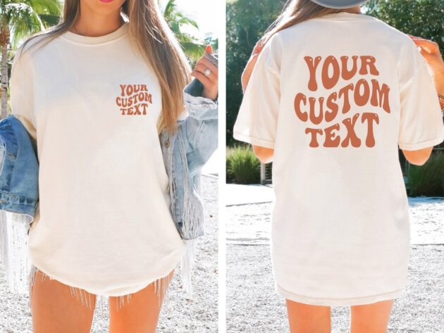 Custom Comfort Colors Shirt Custom T Shirt Custom Text Shirt Personalized Shirt 3
