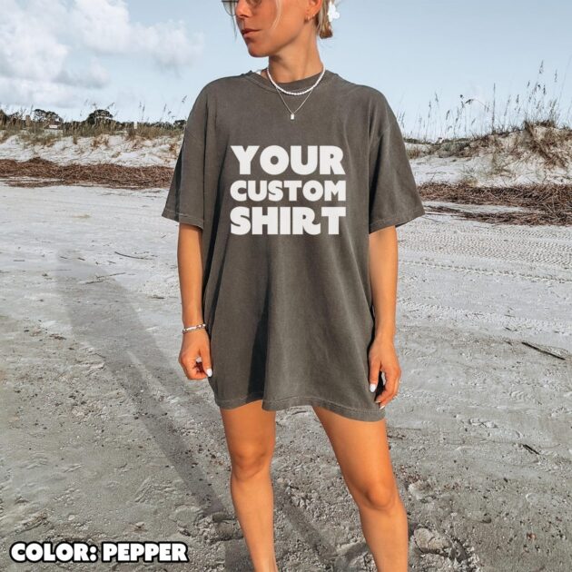 Custom Comfort Colors Shirt Custom T Shirt Custom Text Shirt Personalized Shirt 5