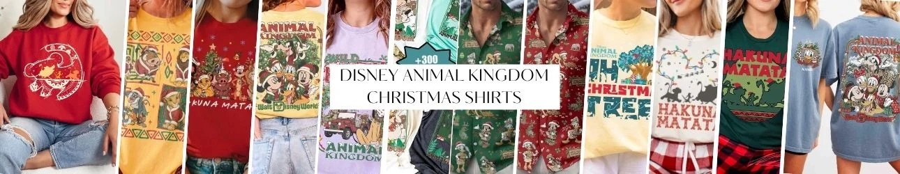 Disney animal kingdom christmas shirt collection for 2027 park celebrations