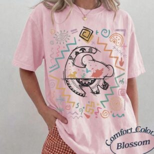 Blossom pink Comfort Colors Disney Animal Kingdom Lion King shirt for matching family outfits